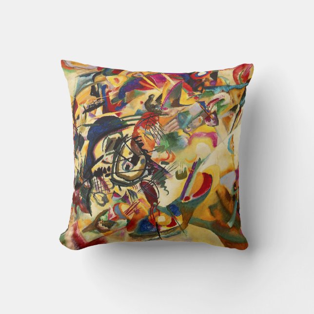 Almohada de la composición VII de Kandinsky (Anverso)