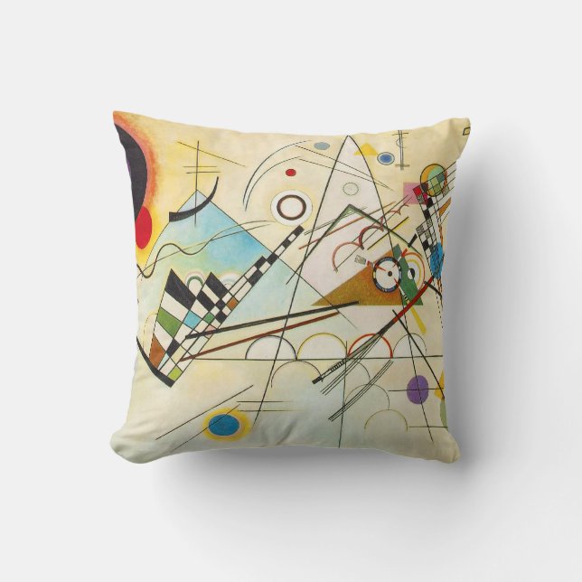 Almohada de la composición VIII de Kandinsky (Anverso)