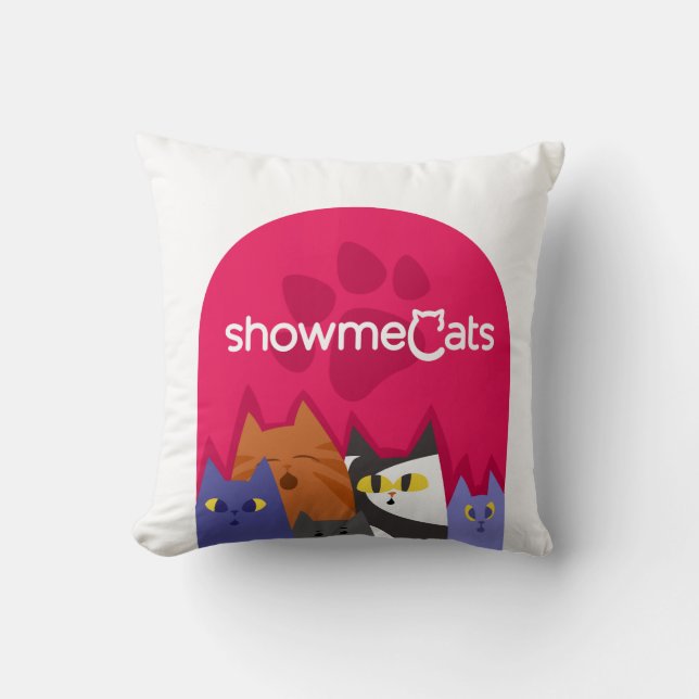 almohada de la comunidad de los showmeCats (Anverso)