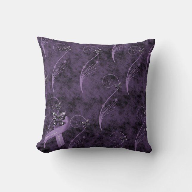 Almohada de la conciencia del Fibromyalgia (Anverso)