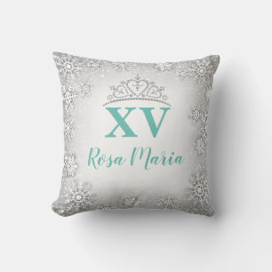 Almohada de la corona Diamante de imitación Quinc