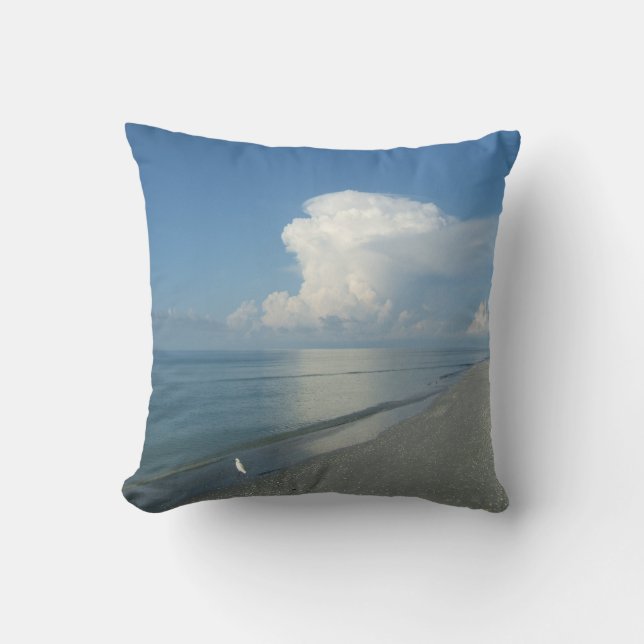 Almohada de la costa de la isla de Sanibel (Anverso)