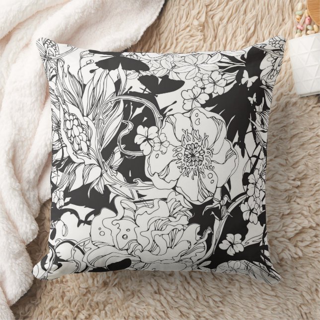 ALMOHADA DE LA DALIA NEGRA (Manta)