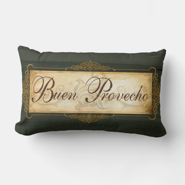 Almohada de la decoración de Buon Provecho (Anverso)