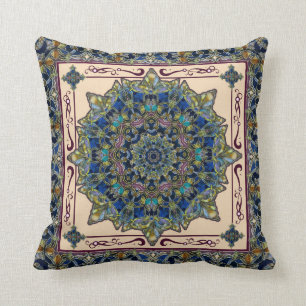 Almohada de la decoración de la mandala del vitra