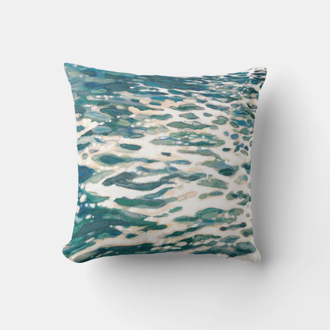 Almohada de la decoración de la playa de la resaca (Anverso)