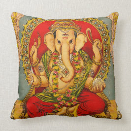 Almohada de la decoración del ganesha del vintage