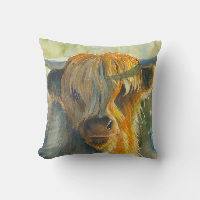 Almohada de la decoración del hogar de la acuarela (Anverso)