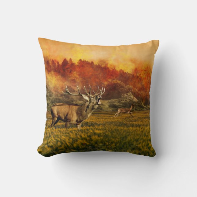 Almohada de la decoración del otoño del dólar de (Anverso)