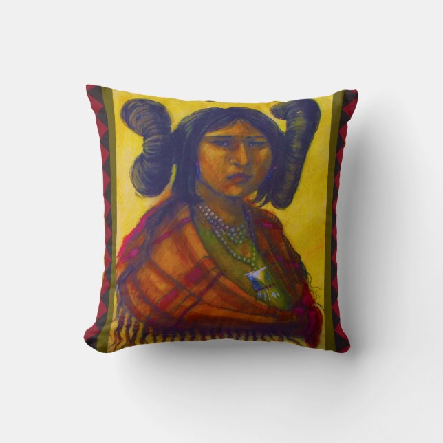 Almohada de la doncella del Hopi (Anverso)