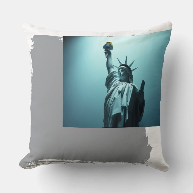 Almohada de la Estatua de la Libertad (Anverso)