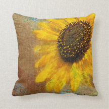 Almohada de la explosión del girasol