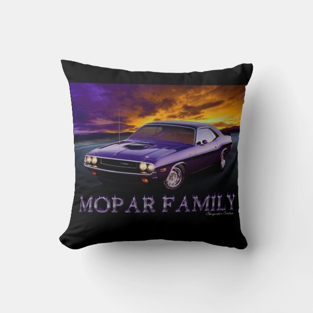 ALMOHADA DE LA FAMILIA DE MOPAR (Anverso)