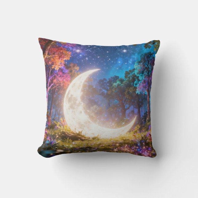 Almohada de la fantasía de la luna creciente en el (Anverso)