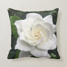 Almohada de la flor blanca