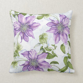 Almohada de la flor del Clematis