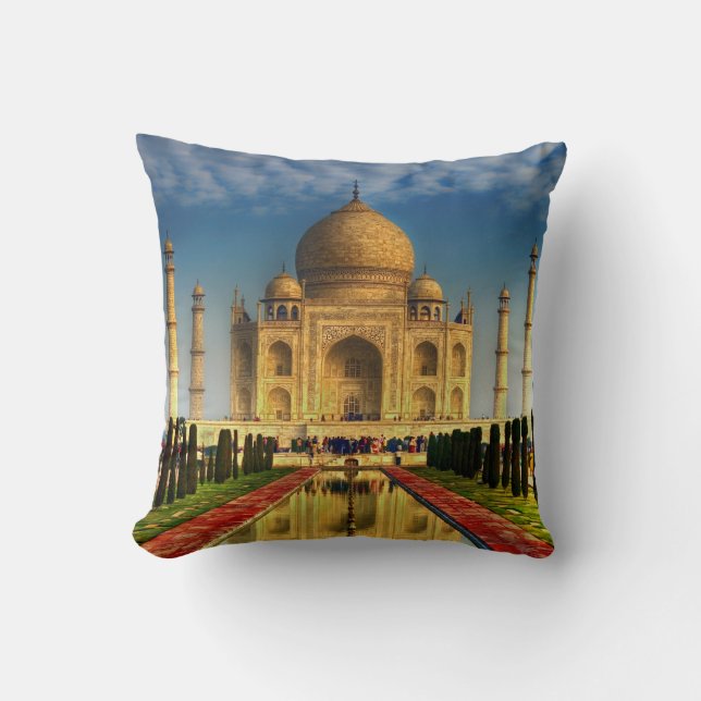 Almohada de la foto del Taj Mahal (Anverso)