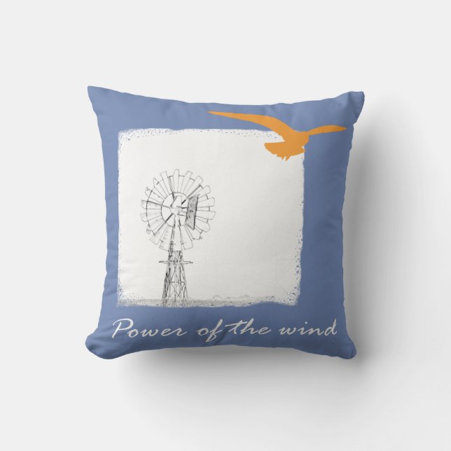 Almohada de la fuerza del viento (Anverso)
