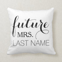 Almohada de la futura esposa