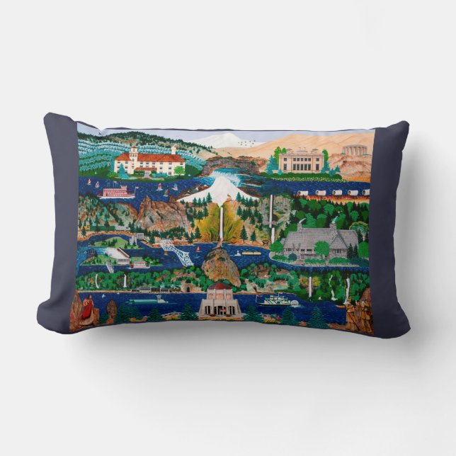 Almohada de la garganta del río Columbia (Anverso)