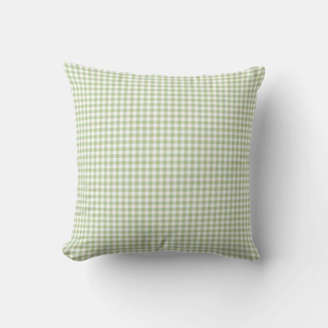 Almohada de la guinga en el verde de Margarita (Anverso)
