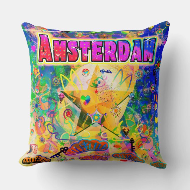 Almohada de la hora de la época de Ámsterdam (Anverso)