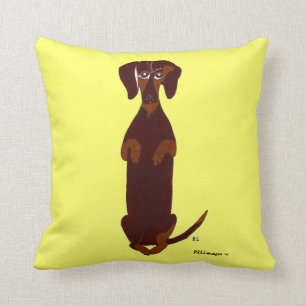 Almohada de la impresión del Dachshund