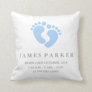 Almohada de la invitación del nacimiento del bebé