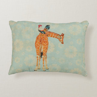 Almohada de la jirafa y del gallo