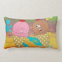 Almohada de la lucha del helado