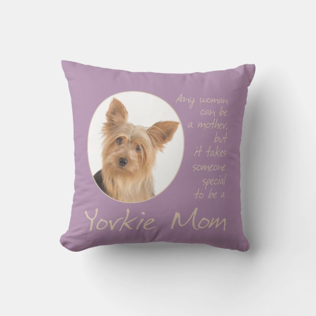 Almohada de la mamá de Yorkie (Anverso)
