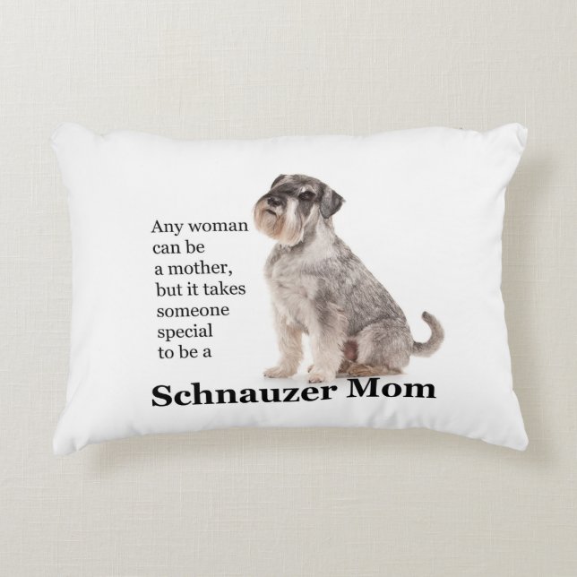 Almohada de la mamá del Schnauzer (Anverso)