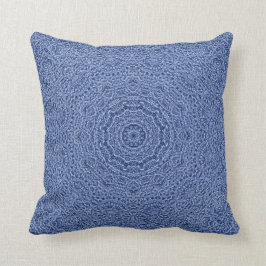 Almohada de la mandala de Intrix Klok BluLavender