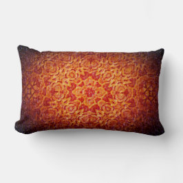 Almohada de la mandala de la "ventisca candente"