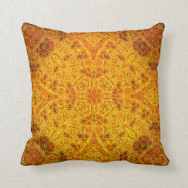 Almohada de la mandala de "Orangemental"