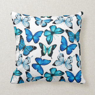 Almohada de la mariposa (blanca)