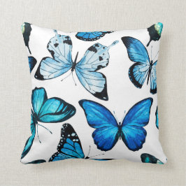 Almohada de la mariposa (blanca)