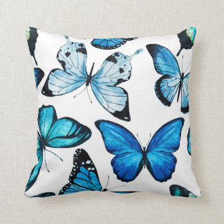 Almohada de la mariposa (blanca)