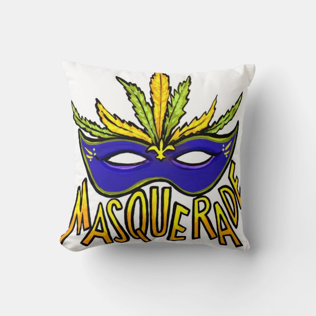 Almohada de la mascarada del carnaval (Anverso)