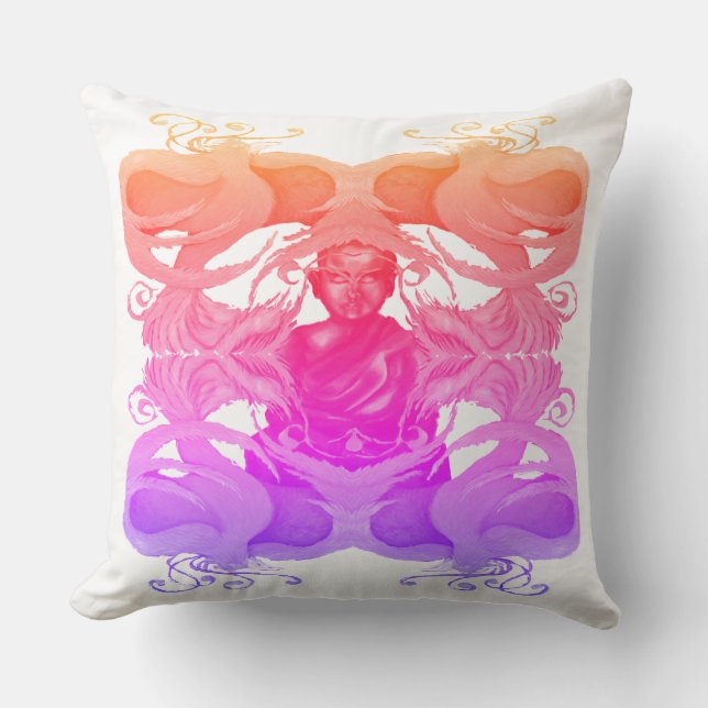 Almohada de la mente tranquila de fénix dos (Anverso)