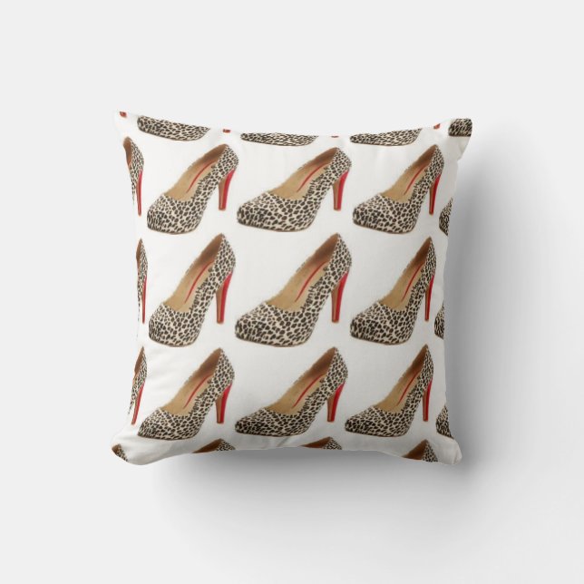 Almohada de la moda de la diva del zapato del (Anverso)