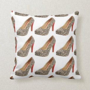 Almohada de la moda de la diva del zapato del
