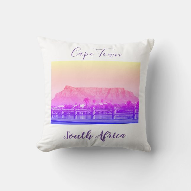 Almohada de la Montaña de la Mesa de Ciudad del Ca (Anverso)
