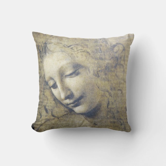 Almohada de la mujer joven de Leonardo da Vinci (Anverso)