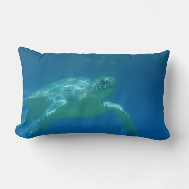 Almohada de la nadada de la tortuga de mar (Anverso)