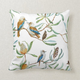 almohada de la naturaleza australiana (blanco)