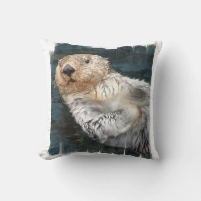Almohada de la nutria de mar (Anverso)