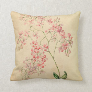 Almohada de la orquídea del vintage