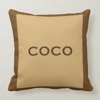 Almohada de la pacana de los Cocos