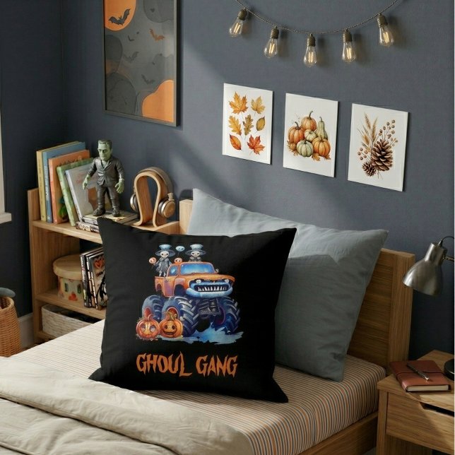 Almohada de la pandilla de demonios del camión mon (Subido por el creador)
